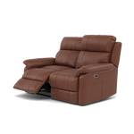 Fara 2 Seater Recliner Sofa - 2 Seater with 2 Power Recliners Fabric - Power Recliner with USB — BFA-BLJ-05 HAZELNUT, gallery image 3