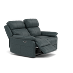 Fara 2 Seater Recliner Sofa - 2 Seater with 2 Power Recliners Fabric - Power Recliner with USB — BFA-BLJ-2047 LAKE GREEN, gallery image 1