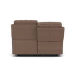 Fara 2 Seater Recliner Sofa - 2 Seater with 2 Power Recliners Fabric - Power Recliner with USB — BFA-MAD-05 DARK TAUPE, gallery image 2
