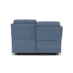 Fara 2 Seater Recliner Sofa - 2 Seater with 2 Power Recliners Fabric - Power Recliner with USB — BFA-MAD-08 PACIFIC BLUE, gallery image 2