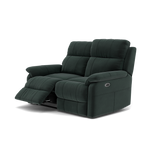 Fara 2 Seater Recliner Sofa - 2 Seater with 2 Power Recliners Fabric - Power Recliner with USB — FAB-MEG-21  CHARCOAL GREY, gallery image 3