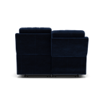 Fara 2 Seater Recliner Sofa - 2 Seater with 2 Power Recliners Fabric - Power Recliner with USB — FAB-MEG-28  NAVY, gallery image 2