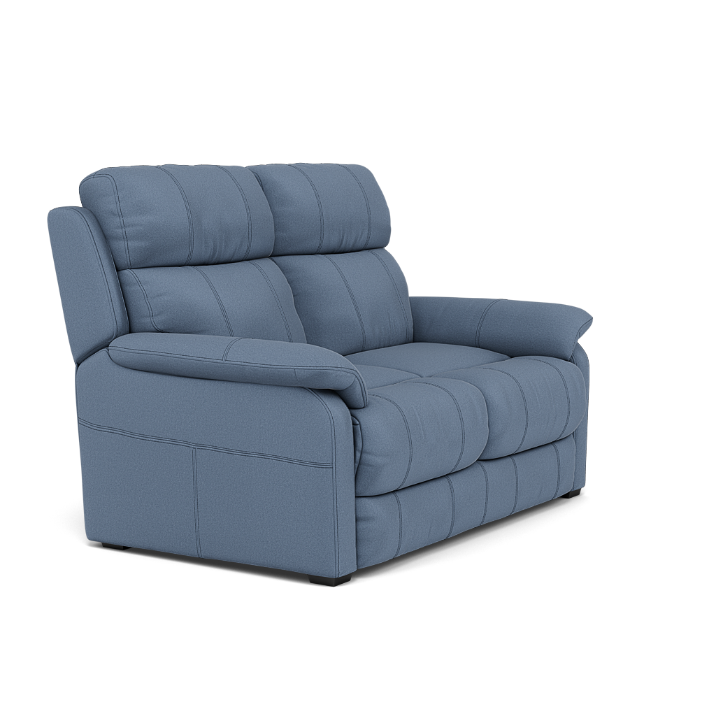 Fara 2 Seater Sofa - 2 Seater Fabric — BFA-MAD-08 PACIFIC BLUE, gallery image 1