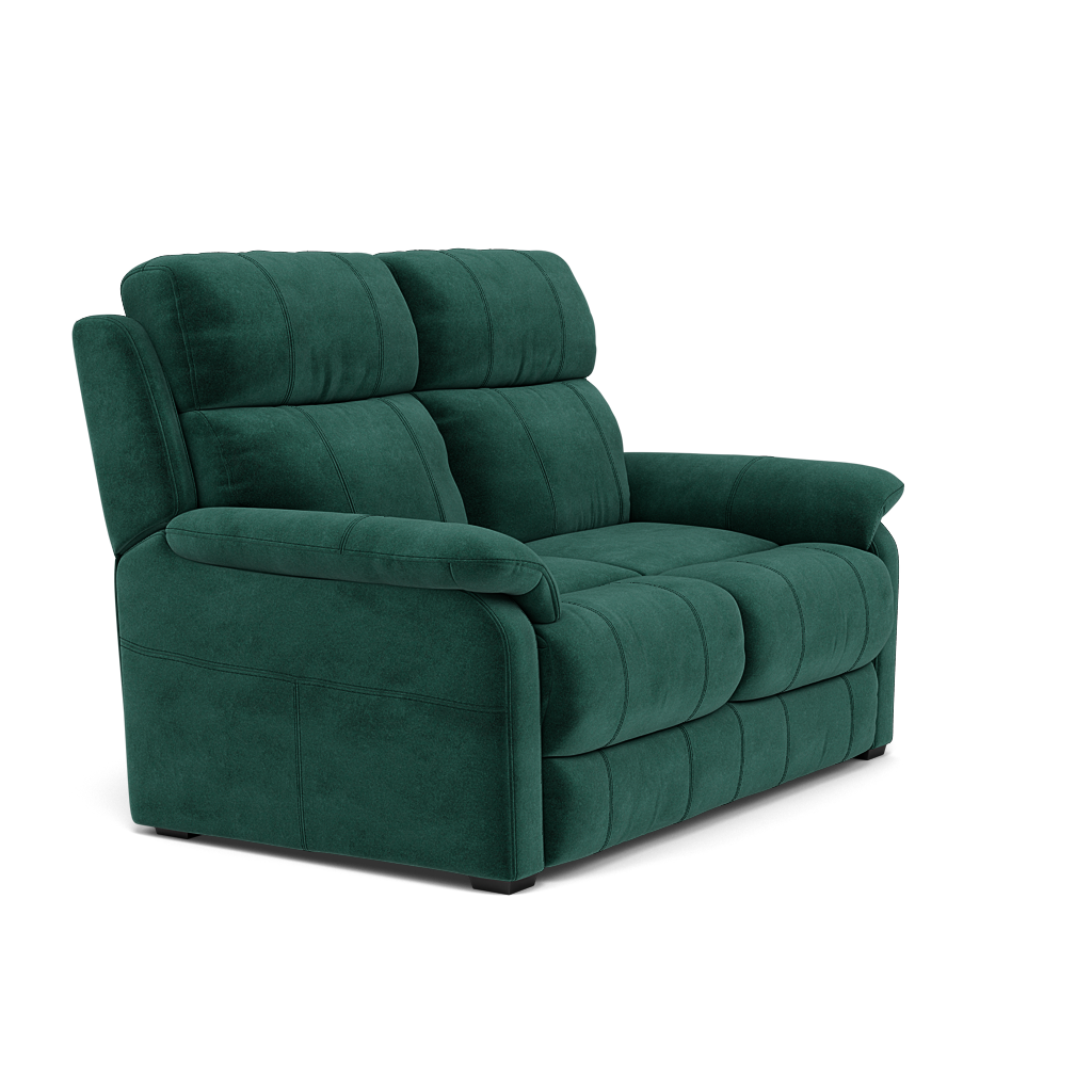 Fara 2 Seater Sofa - 2 Seater Fabric — FAB-MEG-37  EMERALD GREEN, gallery image 1