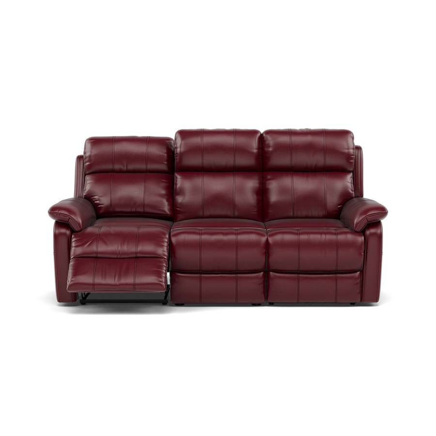Fara 3 Seater Recliner Sofa - 3 Seater with 2 Power Recliners Cat 20S Sterling Home BVS-035C DEEP RED 1