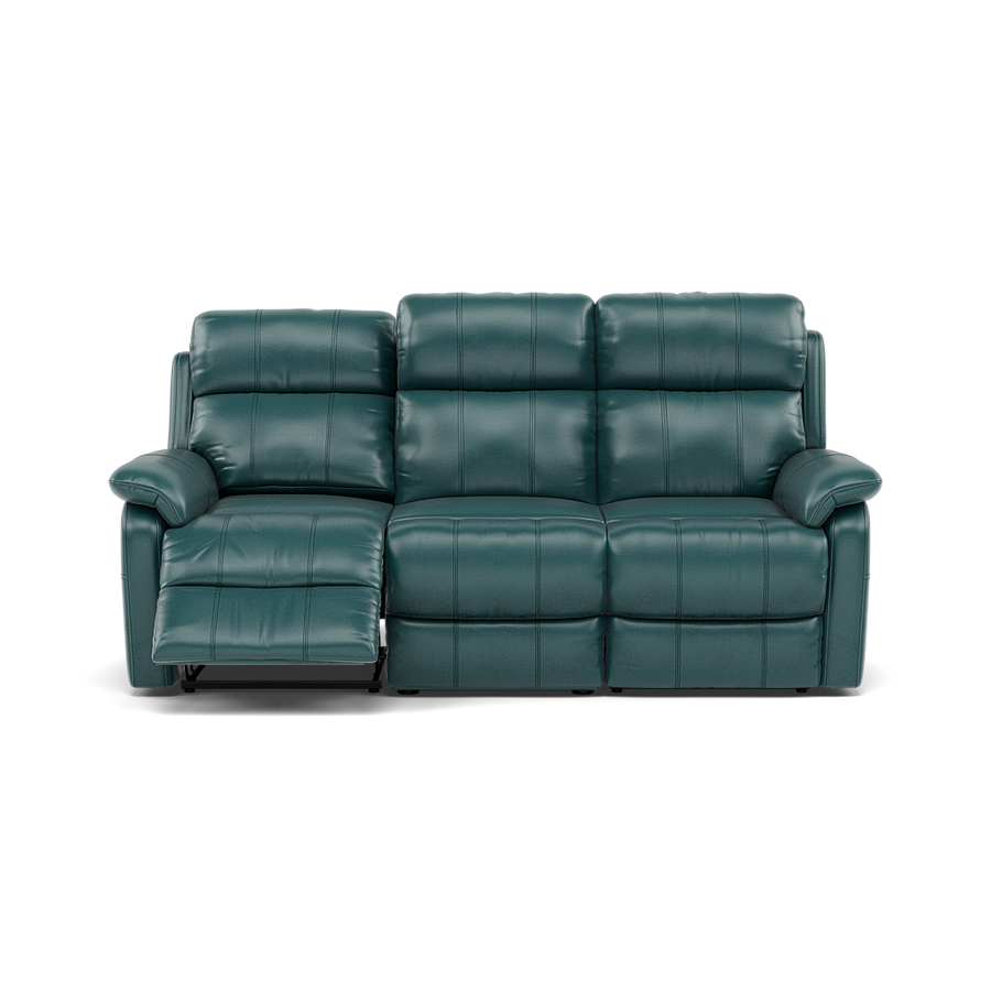 Fara 3 Seater Recliner Sofa - 3 Seater with 2 Power Recliners Cat 20S Sterling Home BVS-301E LAKE GREEN 2