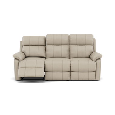 Fara 3 Seater Recliner Sofa - 3 Seater with 2 Power Recliners Cat 25S - Power Recliner with USB Sofas Sterling Home 5 NCS-041E SILVER GREY