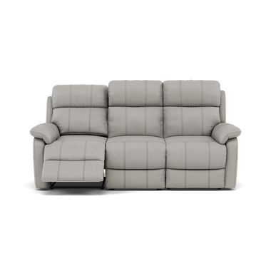 Fara 3 Seater Recliner Sofa - 3 Seater with 2 Power Recliners Cat 25S - Power Recliner with USB Sofas Sterling Home 6 NCS-251E GREY