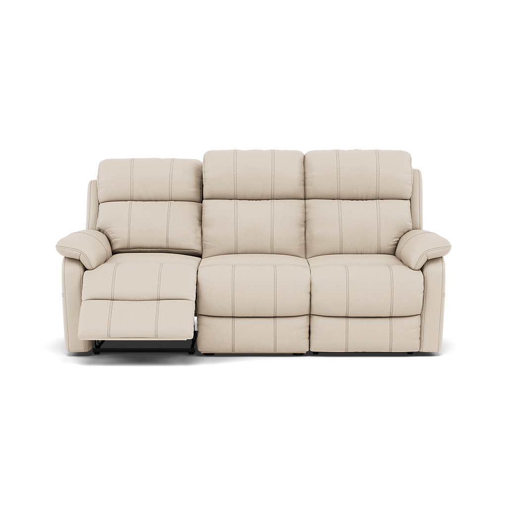Fara 3 Seater Recliner Sofa - 3 Seater with 2 Power Recliners Cat 25S - Power Recliner with USB Sofas Sterling Home 4 NCS-156E FROST