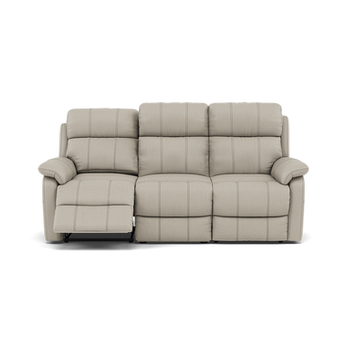 Fara 3 Seater Recliner Sofa - 3 Seater with 2 Power Recliners Cat 25S - Power Recliner with USB Sofas Sterling Home 7 NCS-946B FEATHER GREY