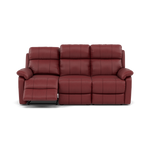 Fara 3 Seater Recliner Sofa - 3 Seater with 2 Power Recliners Cat 25S - Power Recliner with USB Sofas Sterling Home 1 NCS-854C RUSTIC RED