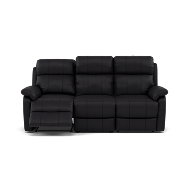 Fara 3 Seater Recliner Sofa - 3 Seater with 2 Power Recliners Cat 25S - Power Recliner with USB Sofas Sterling Home 13 NCS-023C BLACK