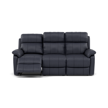 Fara 3 Seater Recliner Sofa - 3 Seater with 2 Power Recliners Cat 25S - Power Recliner with USB Sofas Sterling Home 15 NCS-036C NAVY BLUE