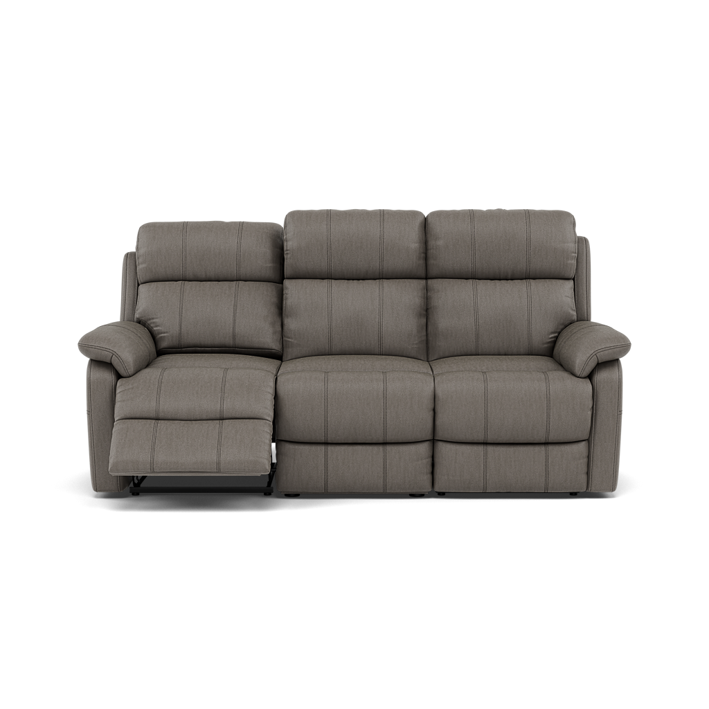 Fara 3 Seater Recliner Sofa - 3 Seater with 2 Power Recliners Cat 25S - Power Recliner with USB Sofas Sterling Home 12 NCS-232E GRANITE