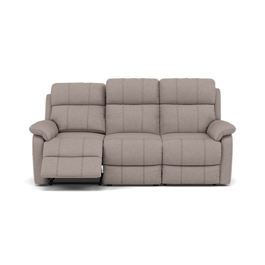 Fara 3 Seater Recliner Sofa - 3 Seater with 2 Power Recliners Fabric - Power Recliner with USB 3 Seater Sofas Sterling Home 1 BFA-BLJ-22 DOVE GREY