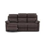 Fara 3 Seater Recliner Sofa - 3 Seater with 2 Power Recliners Fabric - Power Recliner with USB 3 Seater Sofas Sterling Home 4 BFA-BLJ-088 CHARCOAL GREY