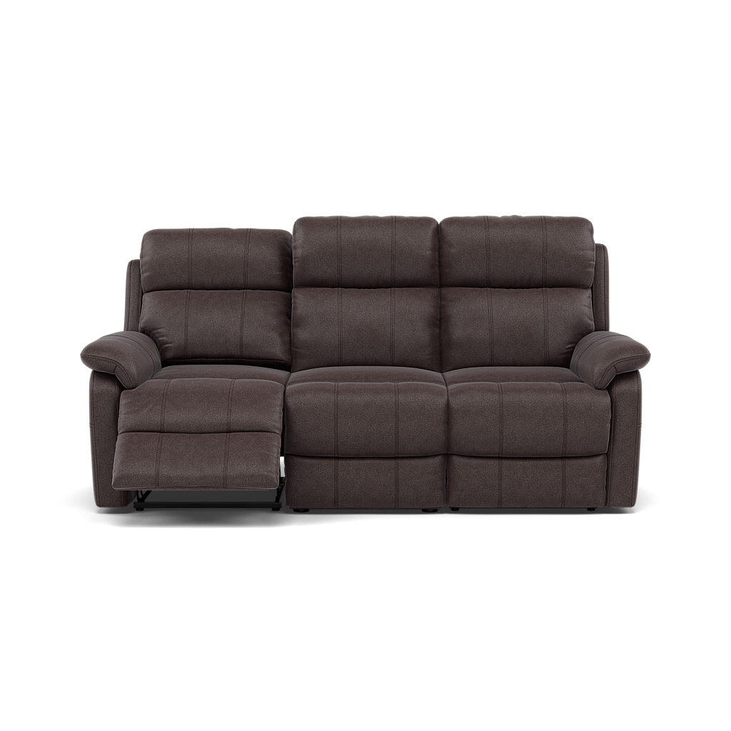 Fara 3 Seater Recliner Sofa - 3 Seater with 2 Power Recliners Fabric - Power Recliner with USB 3 Seater Sofas Sterling Home 4 BFA-BLJ-088 CHARCOAL GREY