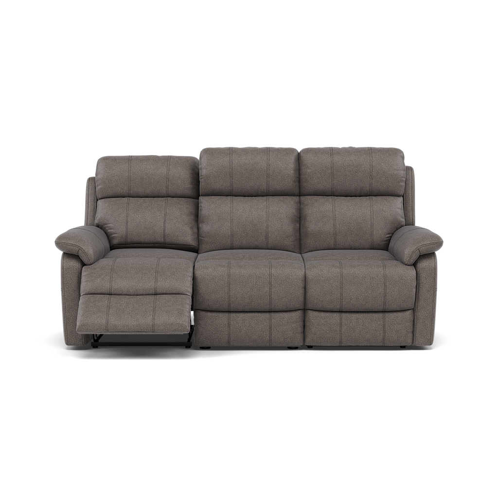 Fara 3 Seater Recliner Sofa - 3 Seater with 2 Power Recliners Fabric - Power Recliner with USB 3 Seater Sofas Sterling Home 5 BFA-BLJ-042 ELEPHANT