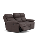 Fara 3 Seater Recliner Sofa - 3 Seater with 2 Power Recliners Fabric - Power Recliner with USB — BFA-BLJ-088 CHARCOAL GREY, gallery image 1