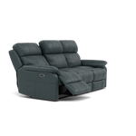 Fara 3 Seater Recliner Sofa - 3 Seater with 2 Power Recliners Fabric - Power Recliner with USB — BFA-BLJ-2047 LAKE GREEN, gallery image 1