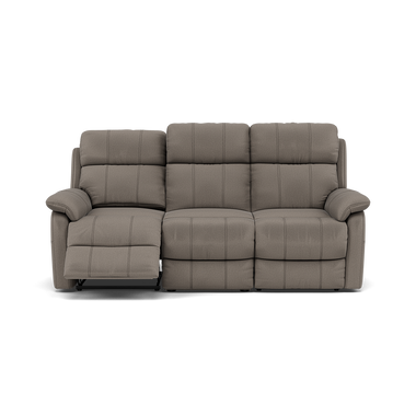 Fara 3 Seater Recliner Sofa - 3 Seater with 2 Power Recliners Fabric - Power Recliner with USB 3 Seater Sofas Sterling Home 10 BFA-MAD-03 DARK GREY