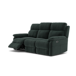 Fara 3 Seater Recliner Sofa - 3 Seater with 2 Power Recliners Fabric - Power Recliner with USB — FAB-MEG-21  CHARCOAL GREY, gallery image 3
