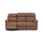 Fara 3 Seater Recliner Sofa - 3 Seater with 2 Power Recliners Fabric - Power Recliner with USB 3 Seater Sofas Sterling Home 6 BFA-BLJ-04 TOBACCO