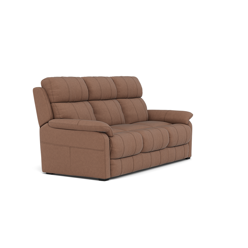 Fara 3 Seater Sofa - 3 Seater Fabric — BFA-BLJ-04 TOBACCO, gallery image 1