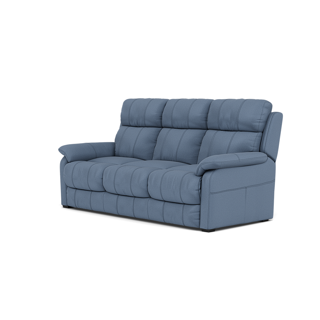 Fara 3 Seater Sofa - 3 Seater Fabric — BFA-MAD-08 PACIFIC BLUE, gallery image 3