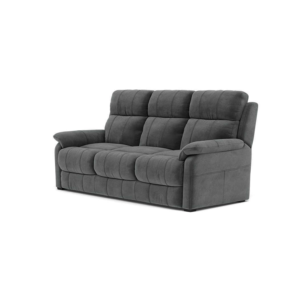 Fara 3 Seater Sofa - 3 Seater Fabric — FAB-MEG-20  PEWTER, gallery image 3