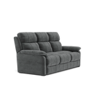 Fara 3 Seater Sofa - 3 Seater Fabric — FAB-MEG-20  PEWTER, gallery image 1