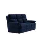 Fara 3 Seater Sofa - 3 Seater Fabric — FAB-MEG-28  NAVY, gallery image 1
