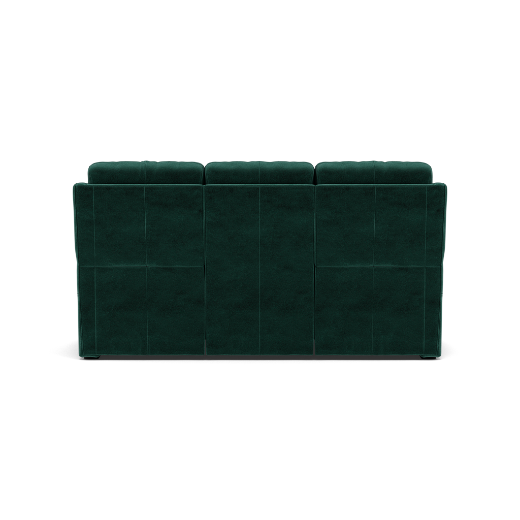 Fara 3 Seater Sofa - 3 Seater Fabric — FAB-MEG-37  EMERALD GREEN, gallery image 2
