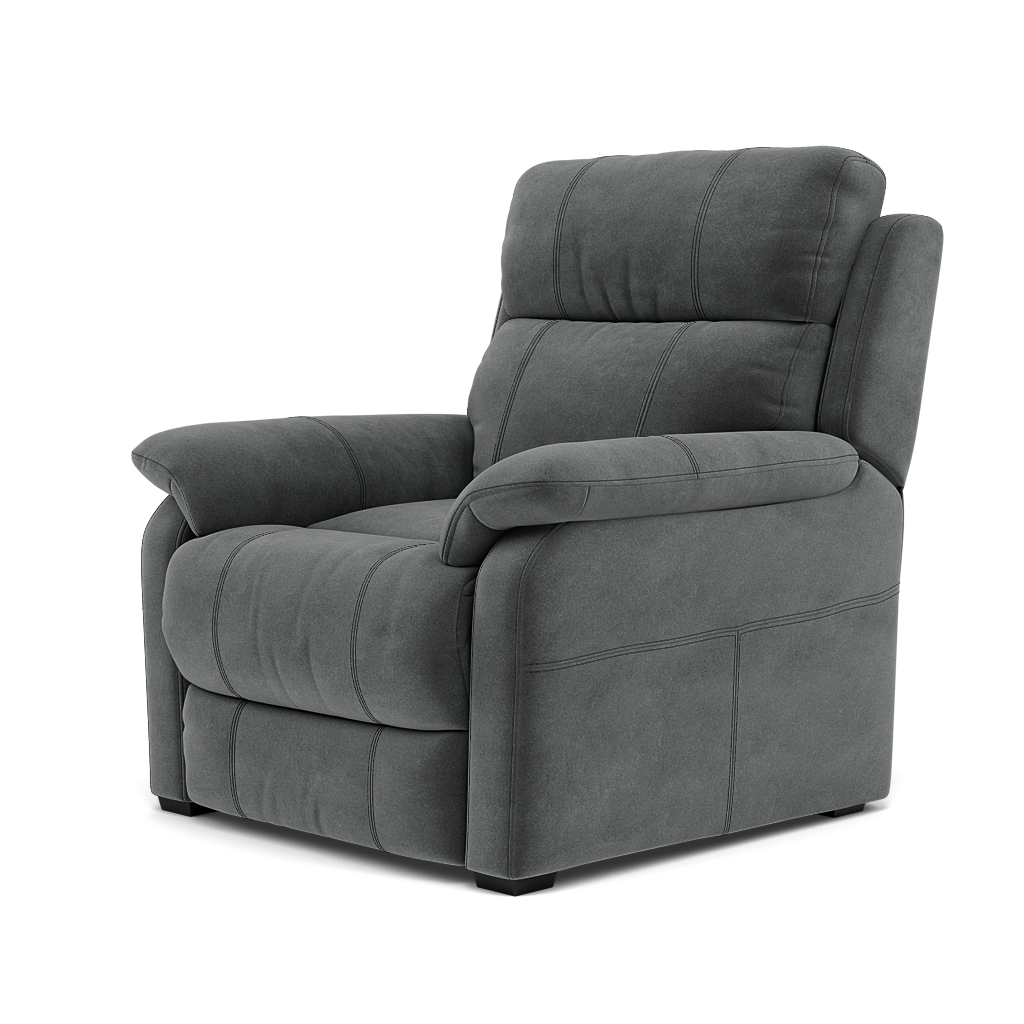 Fara Armchair - Armchair Fabric — FAB-MEG-20  PEWTER, gallery image 3
