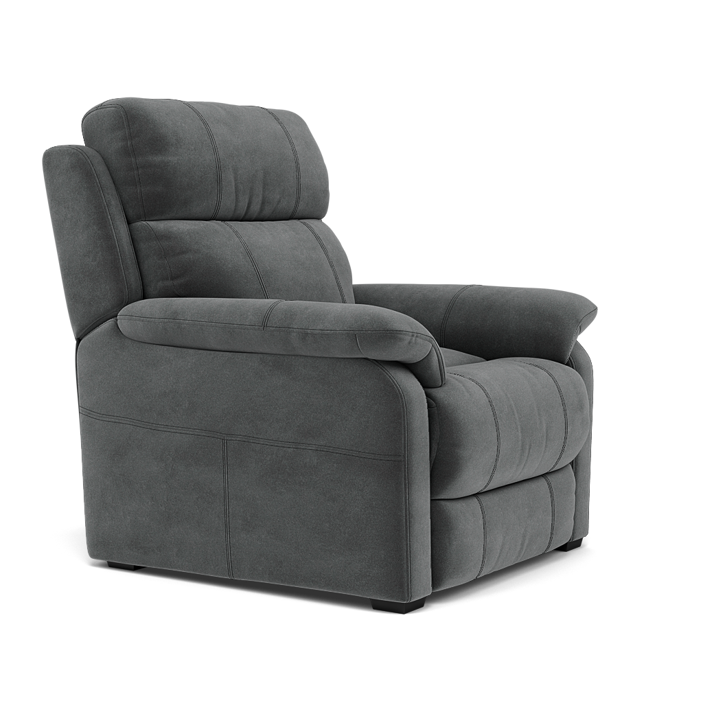 Fara Armchair - Armchair Fabric — FAB-MEG-20  PEWTER, gallery image 1