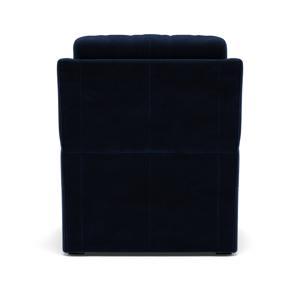Fara Armchair - Armchair Fabric — FAB-MEG-28  NAVY, gallery image 2