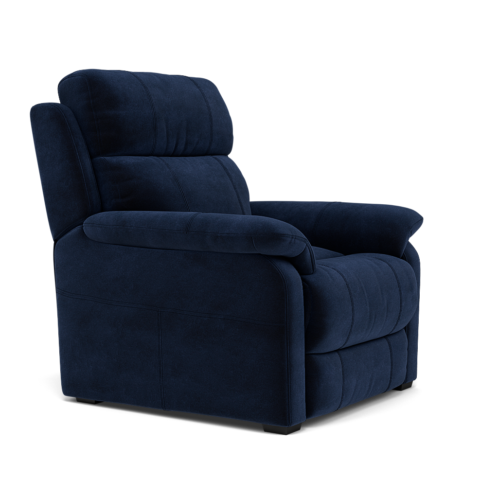 Fara Armchair - Armchair Fabric — FAB-MEG-28  NAVY, gallery image 1