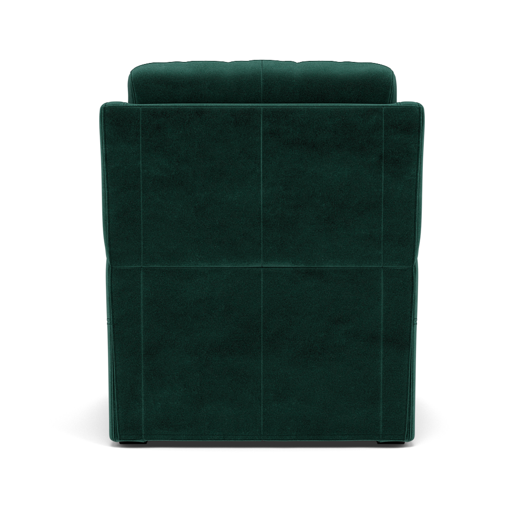 Fara Armchair - Armchair Fabric — FAB-MEG-37  EMERALD GREEN, gallery image 2