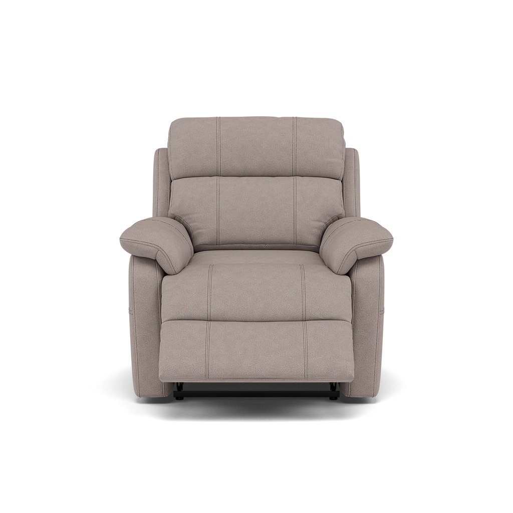 Fara Recliner Armchair - Power Recliner Armchair Fabric - Power Recliner with USB Armchairs Sterling Home 1 BFA-BLJ-22 DOVE GREY