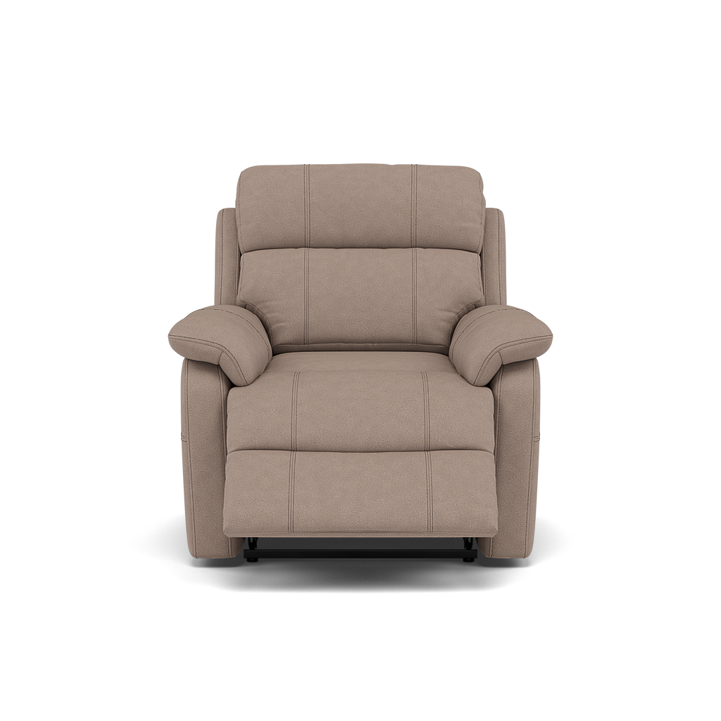 Fara Recliner Armchair - Power Recliner Armchair Fabric - Power Recliner with USB Armchairs Sterling Home 2 BFA-BLJ-946 SILVER GREY