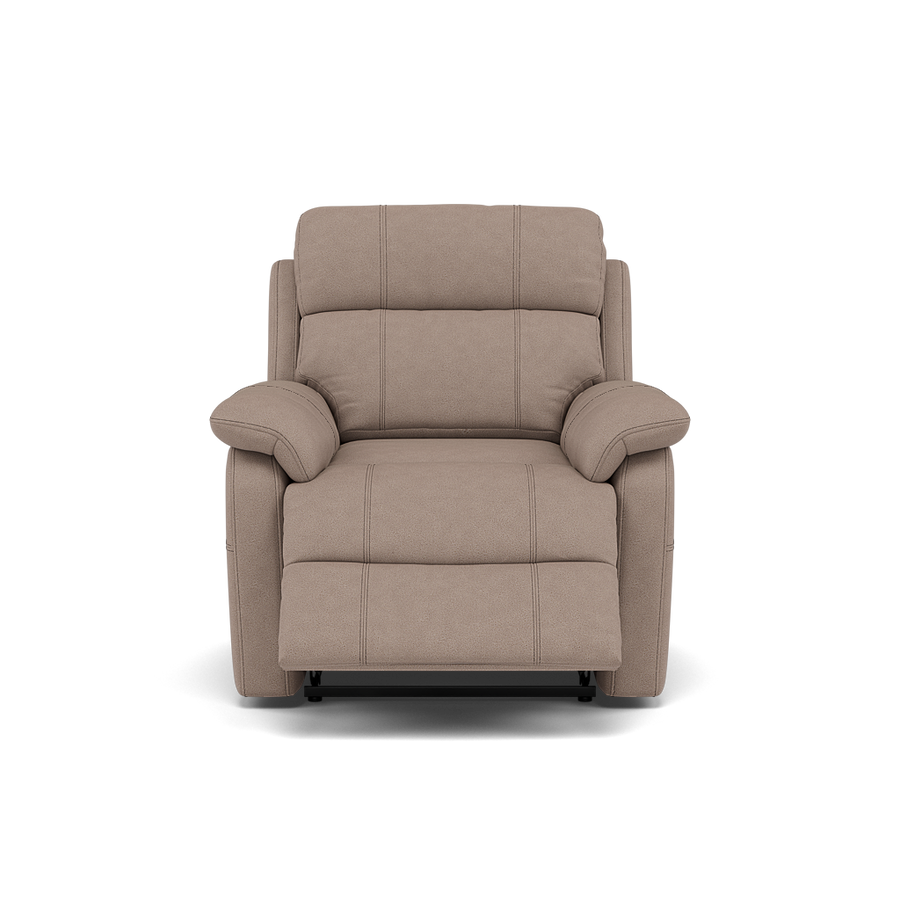 Fara Recliner Armchair - Power Recliner Armchair Fabric - Power Recliner with USB Armchairs Sterling Home 2 BFA-BLJ-946 SILVER GREY