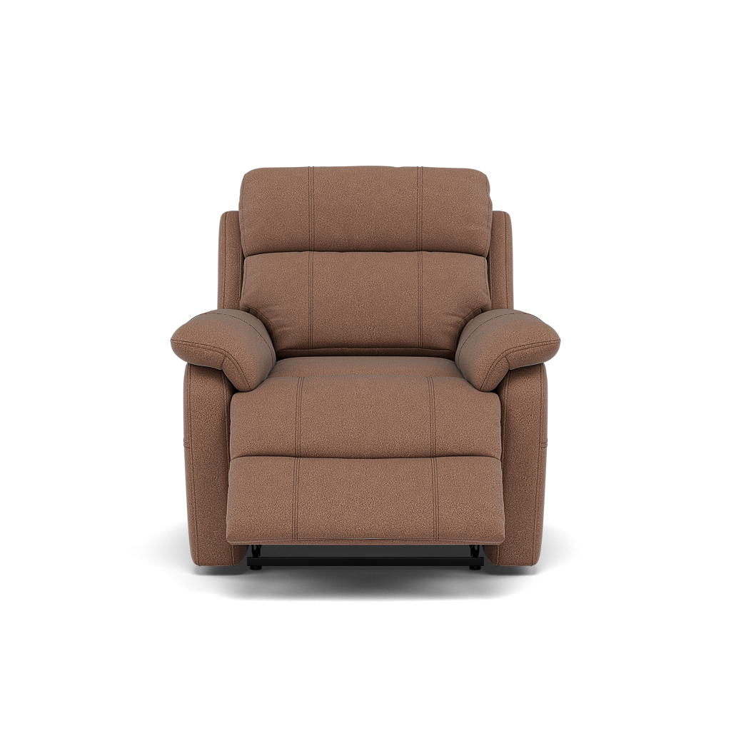 Fara Recliner Armchair - Power Recliner Armchair Fabric - Power Recliner with USB Armchairs Sterling Home 5 BFA-BLJ-04 TOBACCO