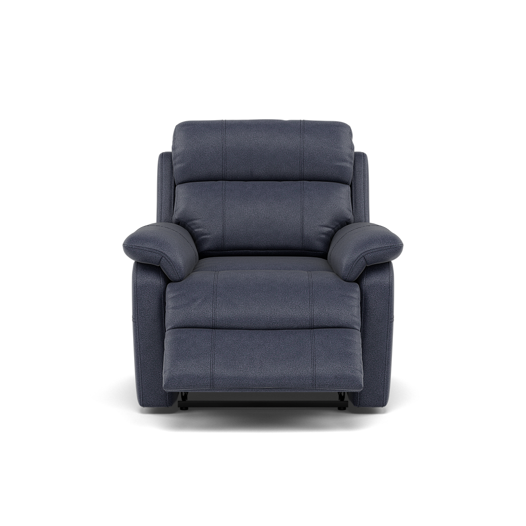 Fara Recliner Armchair - Power Recliner Armchair Fabric - Power Recliner with USB Armchairs Sterling Home 7 BFA-BLJ-08 PACIFIC BLUE