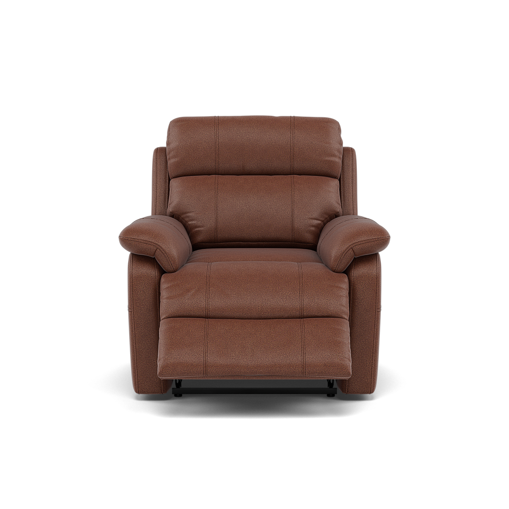 Fara Recliner Armchair - Power Recliner Armchair Fabric - Power Recliner with USB Armchairs Sterling Home 6 BFA-BLJ-05 HAZELNUT