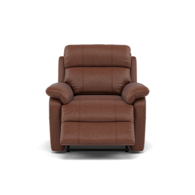 Fara Recliner Armchair - Power Recliner Armchair Fabric - Power Recliner with USB Armchairs Sterling Home 6 BFA-BLJ-05 HAZELNUT