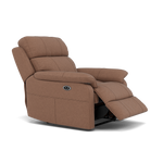Fara Recliner Armchair - Power Recliner Armchair Fabric - Power Recliner with USB — BFA-BLJ-04 TOBACCO, gallery image 1
