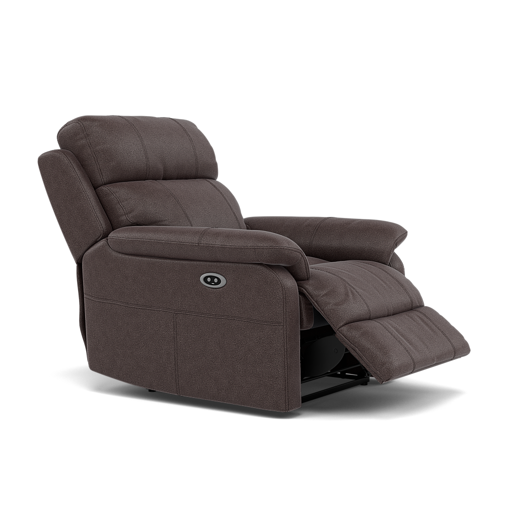 Fara Recliner Armchair - Power Recliner Armchair Fabric - Power Recliner with USB — BFA-BLJ-088 CHARCOAL GREY, gallery image 1
