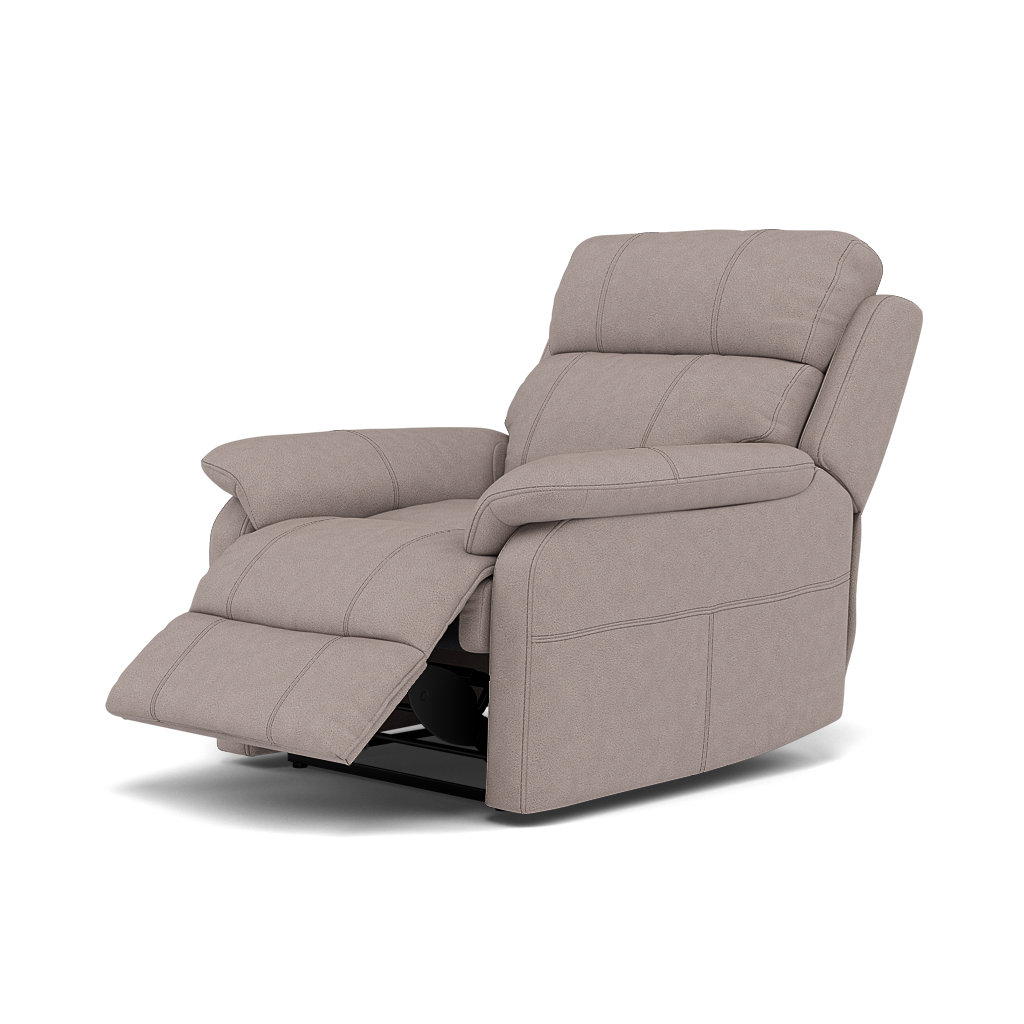 Fara Recliner Armchair - Power Recliner Armchair Fabric - Power Recliner with USB — BFA-BLJ-22 DOVE GREY, gallery image 3