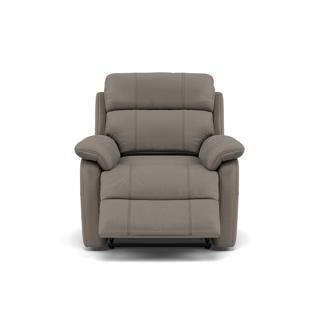 Fara Recliner Armchair - Power Recliner Armchair Fabric - Power Recliner with USB Armchairs Sterling Home 9 BFA-MAD-03 DARK GREY