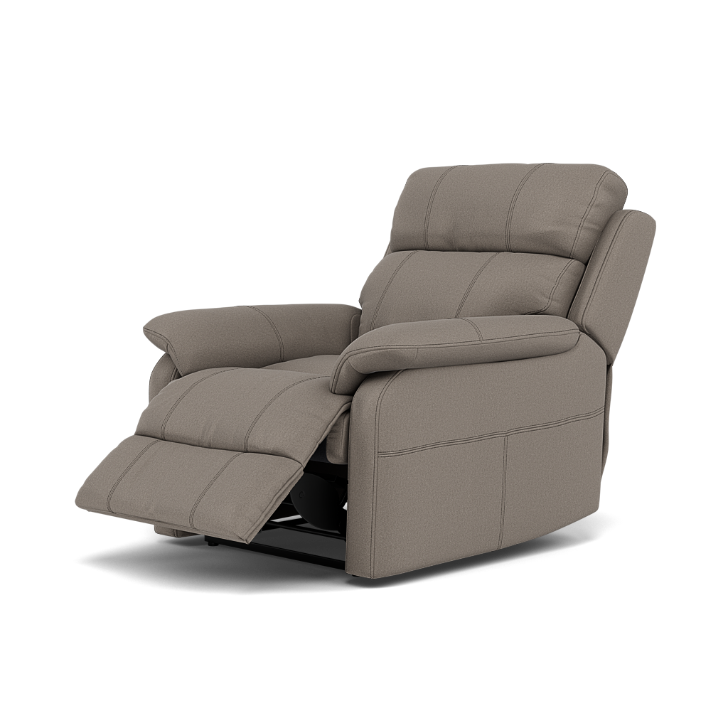 Fara Recliner Armchair - Power Recliner Armchair Fabric - Power Recliner with USB — BFA-MAD-03 DARK GREY, gallery image 3